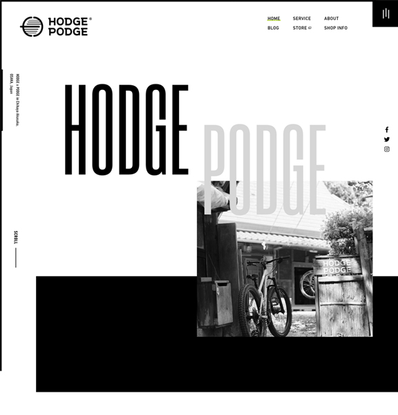 HODGE×PODGE｜ブランディングサイト・オンラインショップ